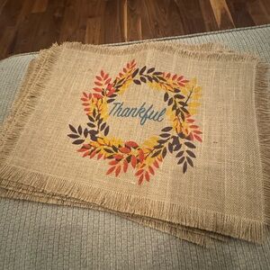 Pottery Barn Thanksgiving Placemats